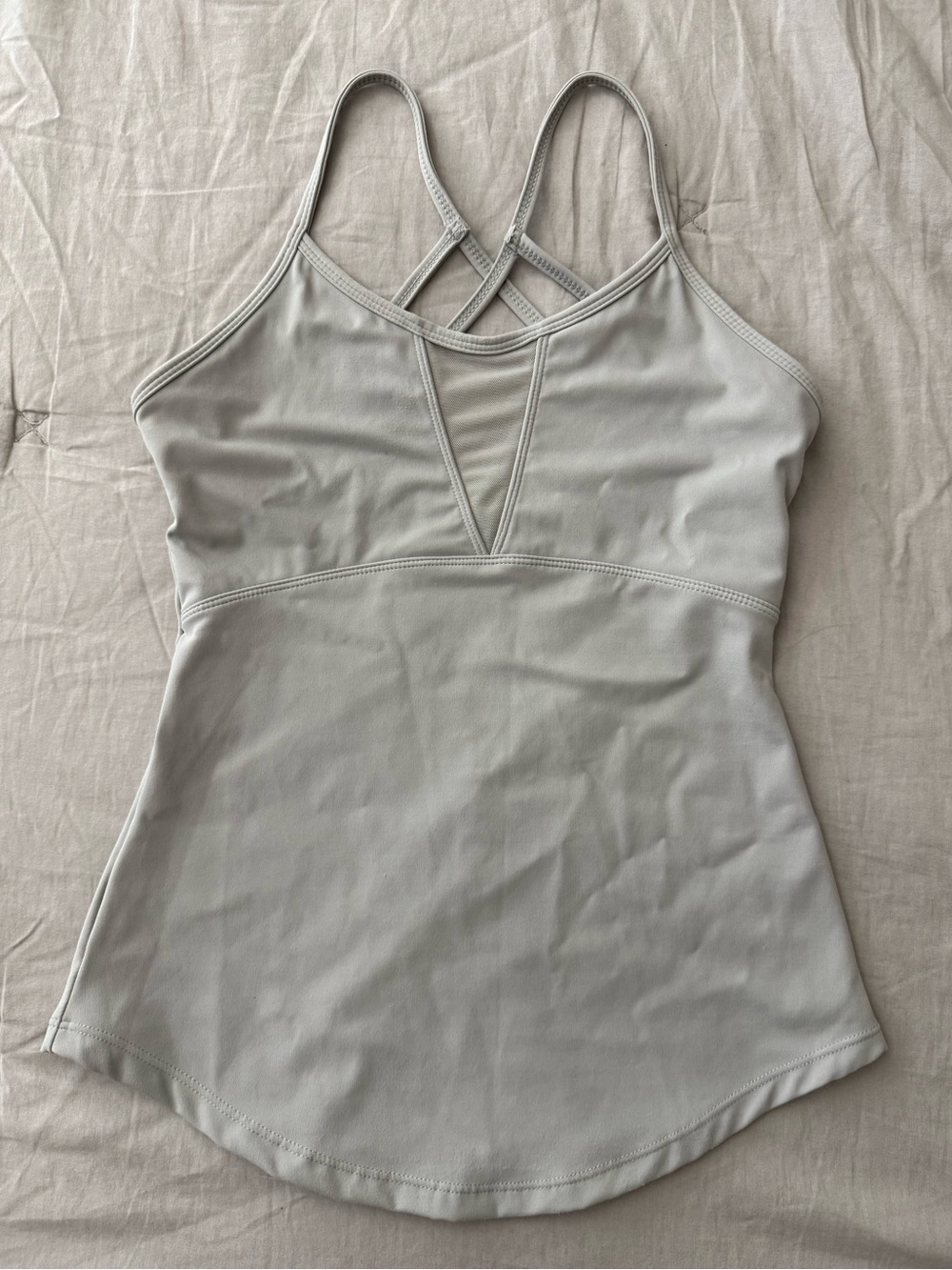 BuffBunny Light Gray Tank Top